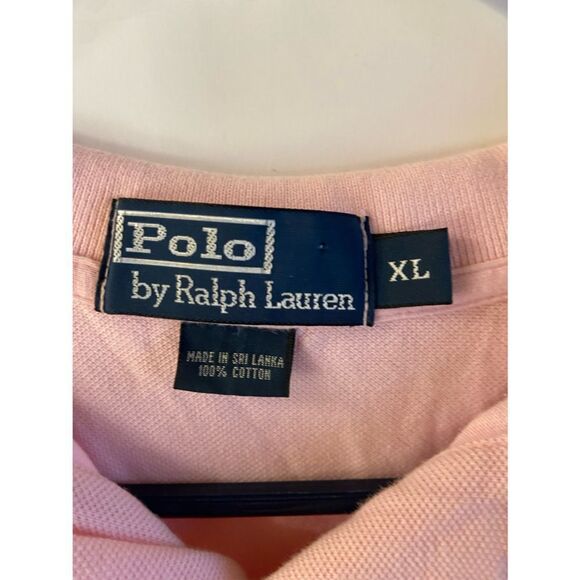 Ralph Lauren Polo shirt pink big green pony Xl - Picture 2 of 6